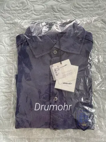 Drumohr 돌모어 남성용 피케 셔츠 긴팔 L 사이즈