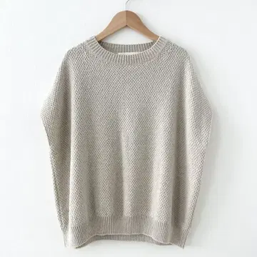 2025SS evam eva moss stitch vest 베이지