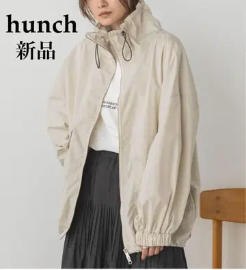 새상품 택 포함 hunch 상자 프린트 마운틴 파카