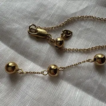 골드 볼 체인 목걸이