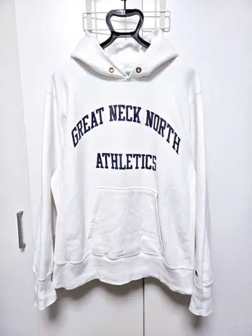 90s 미국제 챔피온 리버스 위브 후드티 화이트 XL