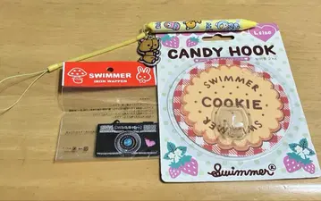 SWIMMER 스위머 쿠키형 후크 카메라 와펜 리락쿠마 터치 펜