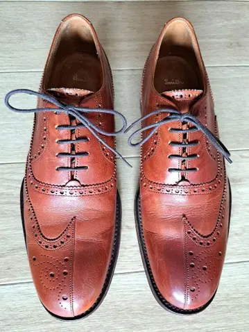 폴 스미스 가죽 윙팁 25.5cm