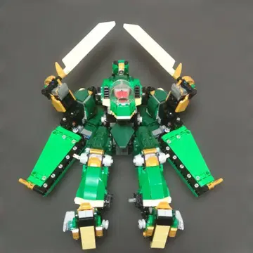 LEGO 닌자고 71845 로이드의 그린 제트 메카 로봇 + 덤