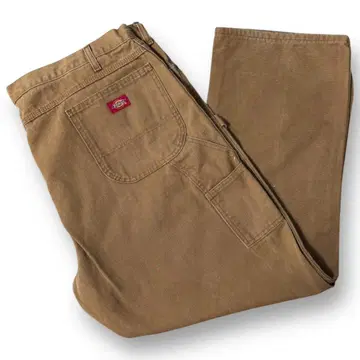 구제 의류 Dickies 브라운 페인터 팬츠 덕지 스트릿 아메카지