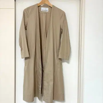 NATURAL BEAUTY BASIC 노카라 트렌치코트