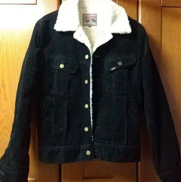 Lee Storm Rider 블랙 코듀로이 자켓 S