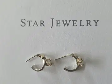 STAR JEWELRY 실버 후프 귀걸이