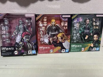 SHFiguarts 귀멸의 칼날 아카자 렌고쿠 쿄쥬로 카마도 탄지로 세트
