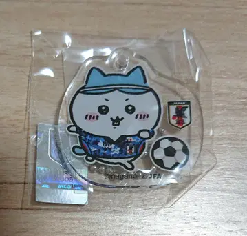 치이카와 축구 일본 대표 사무라이 블루 아크릴 키링 하치와레