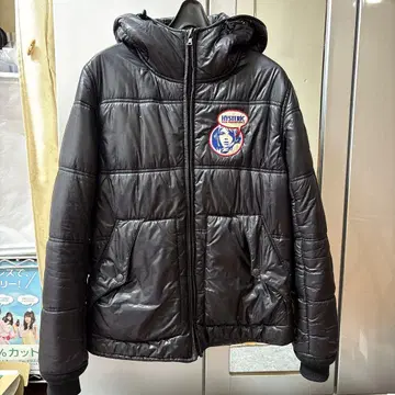 Hysteric Glamour 후드 부착 다운 자켓