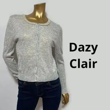 [ 3413 ] Dazy Clair 펄 장식 가디건 M