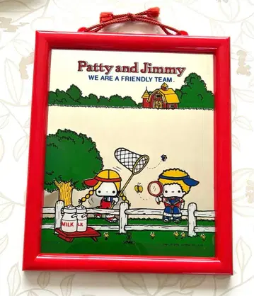 patty & jimmy 패티&지미 산리오 거울 1976년