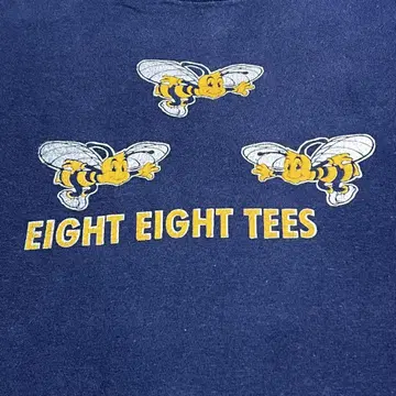 하와이 vintage EIGHT EIGHT 티셔츠 (네이비)
