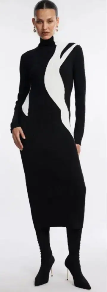 [새상품급] BCBG 아라니 그래픽 드레스 사이즈 XS