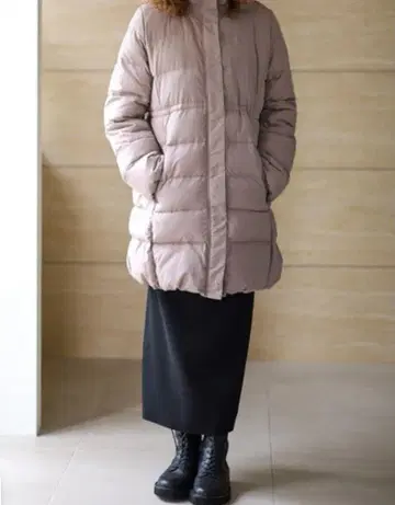 로즈마담 매트타프타 다운 코트 새상품