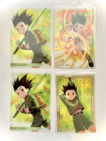 HUNTER x HUNTER 이타자가 카드 4장 세트