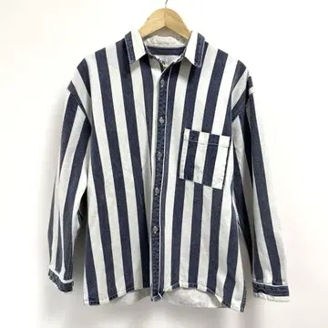 ZARA 스트라이프 데님 자켓 M