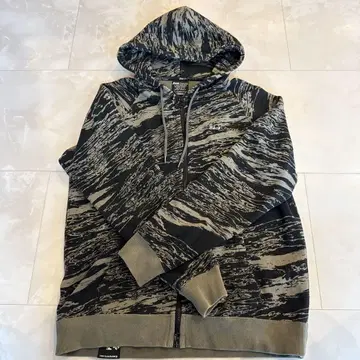 BackChannel 풀 집업 후드티 M 사이즈 고스트 라이온 카모