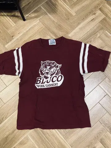 BLUCO 버건디 T셔츠