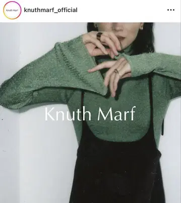Knuth Marf 긴팔 라메 니트 (그린)
