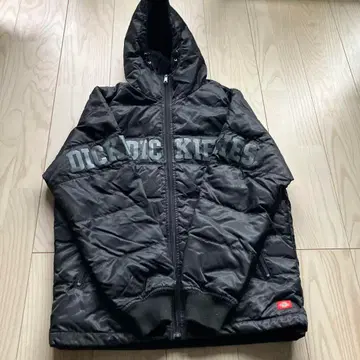 DICKIES 블랙 다운 자켓