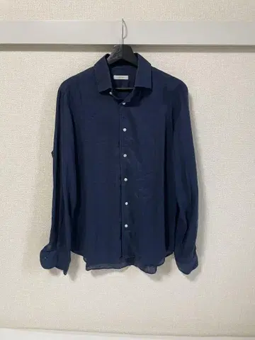아르코디오 린넨 셔츠 네이비