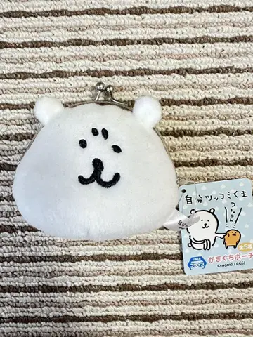 나가노 농담곰 페이스 가마구치 파우치