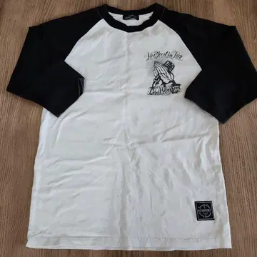 Micromachines 7부 소매 티셔츠 S 화이트/블랙