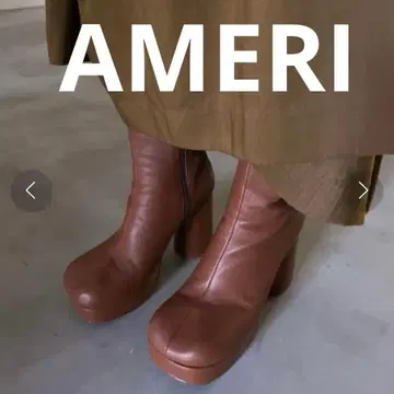 AMERI 볼륨 토 플랫폼 부츠 M 사이즈
