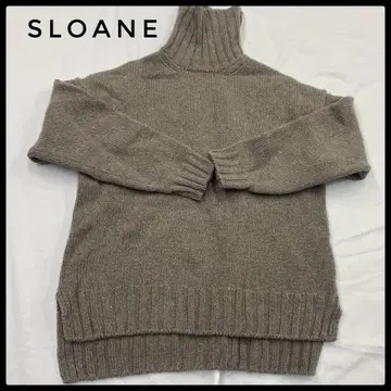 SLOANE 베이지 터틀넥 니트 니트