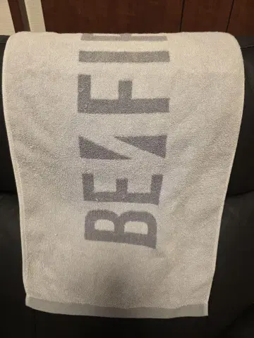 BE:FIRST 로고 페이스 타월 그레이 비퍼스트