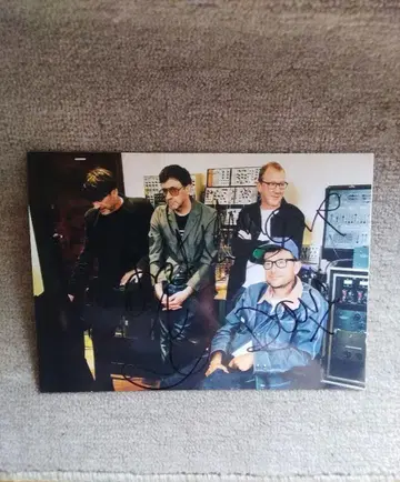 블러 (Blur) 친필 사인 사진