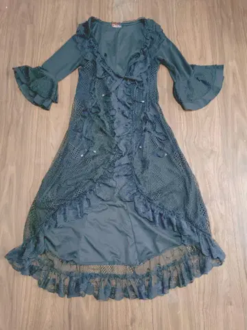 큐티 플래시 코르셋풍 가디건 거미 고딕 고스로리 할로윈 BPN