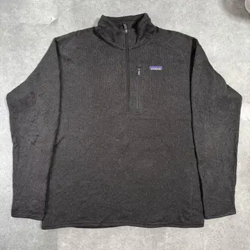 Patagonia 베터 스웨터 하프 지퍼 블랙 XL 사이즈