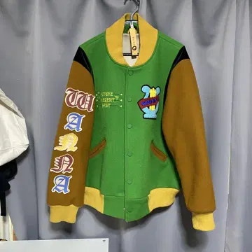 WANNA Candee 바시티 자켓 와펜 구제 의류