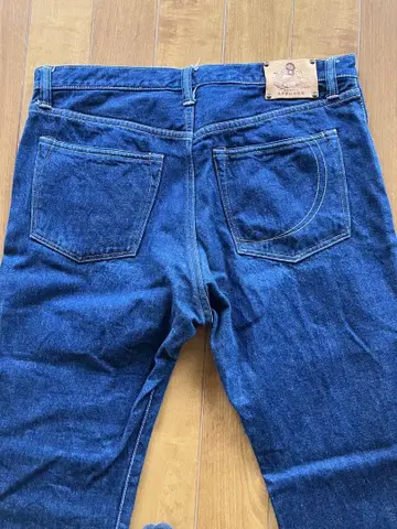 모모타로 데님 JAPAN BLUE 스트레이트 데님 다크 네이비