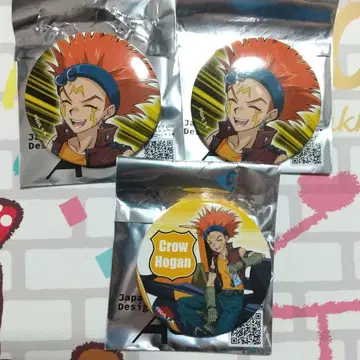 [ 5D's ] 크로우 호건 캔뱃지 x 3