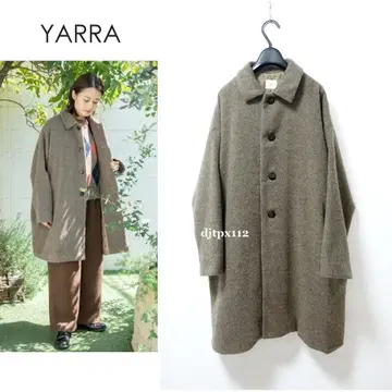 새상품급*YARRA 야라*2024AW*오버사이즈 울 미들 기장 코트
