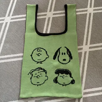 PEANUTS 니트 백