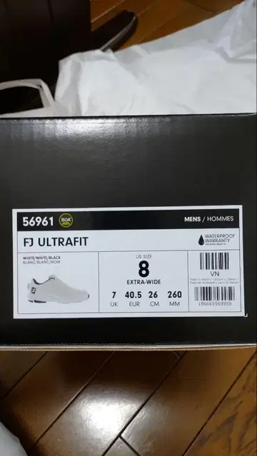 FJ ULTRAFIT 골프화 US8