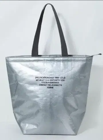 히가시하라 아키 FORME 보냉백 쿨러 토트백 차콜