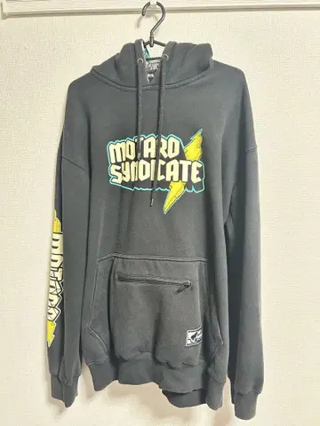 MOTARD SYNDICATE 블랙 후드티