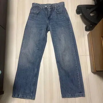 ZARA 라이트 블루 배기 핏 데님