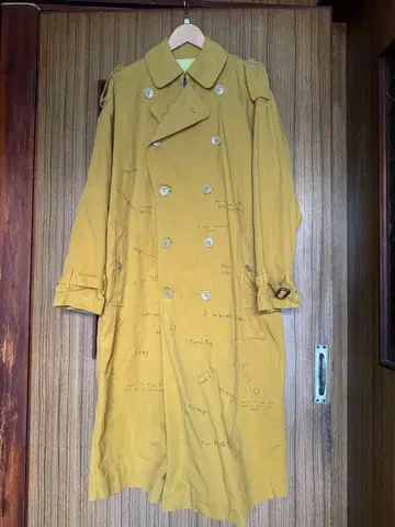 Denim Dungaree 트렌치코트 겨자 02 시착만 한 상품