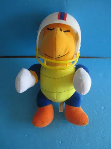 골동품 슈퍼 마리오 월드 블루 봉제 인형
