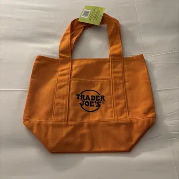 TRADER JOE'S 오렌지 토트백