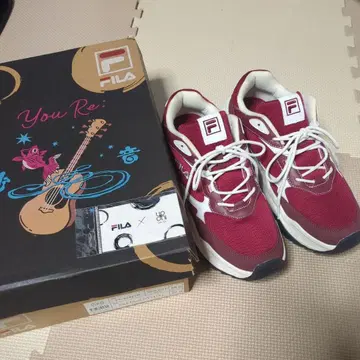 FILA 유우리 스니커즈 신발 빨간색 28cm