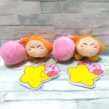 별의 커비 하늘을 만끽 mini 봉제 인형 와돌디 2개 세트 2
