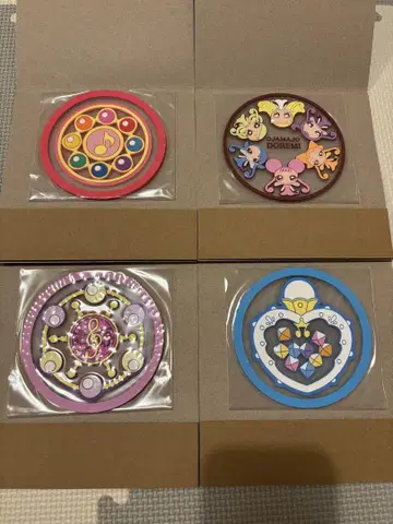 오쟈마녀 도레미 클리어 러버 코스터 4종 세트